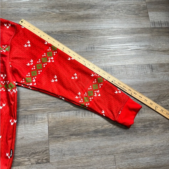 Greater Half “EPSTEIN DID NOT KILL HIMSELF" Men’s  UGLY CHRISTMAS SWEATER - Picture 8 of 9